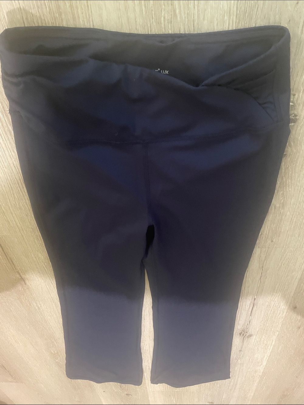 Navy High-Waist Flared Leggings | Women’s Size Medium - Picture 4 of 7
